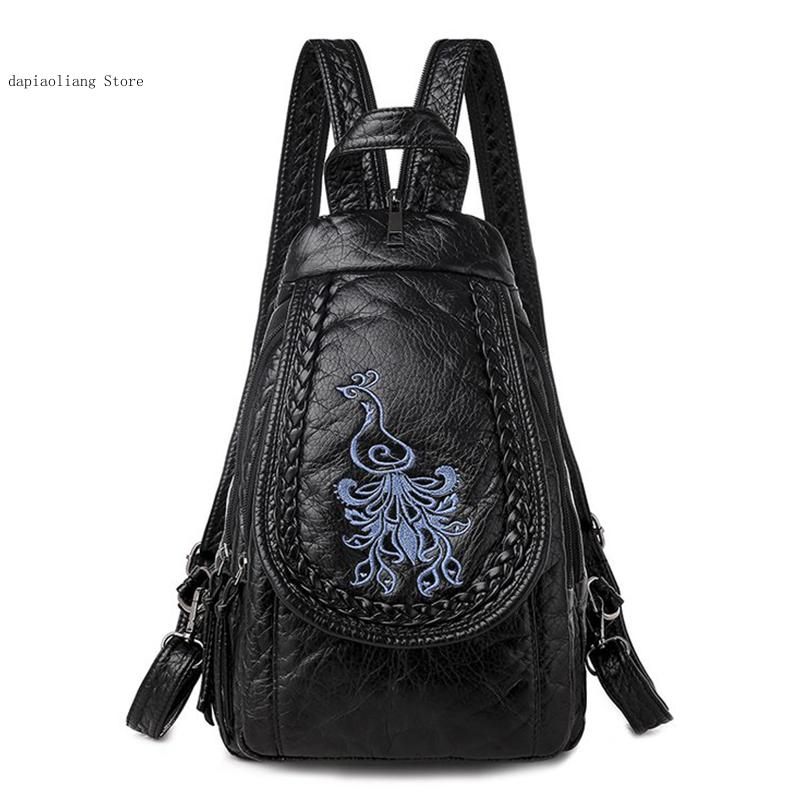 Fashion Backpack Women - Sac à dos en cuir PU