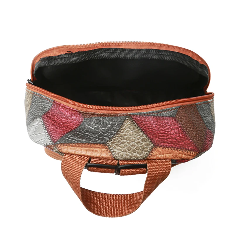Sac à dos patchwork pour femme - Fashion Backpack Women avis et prix